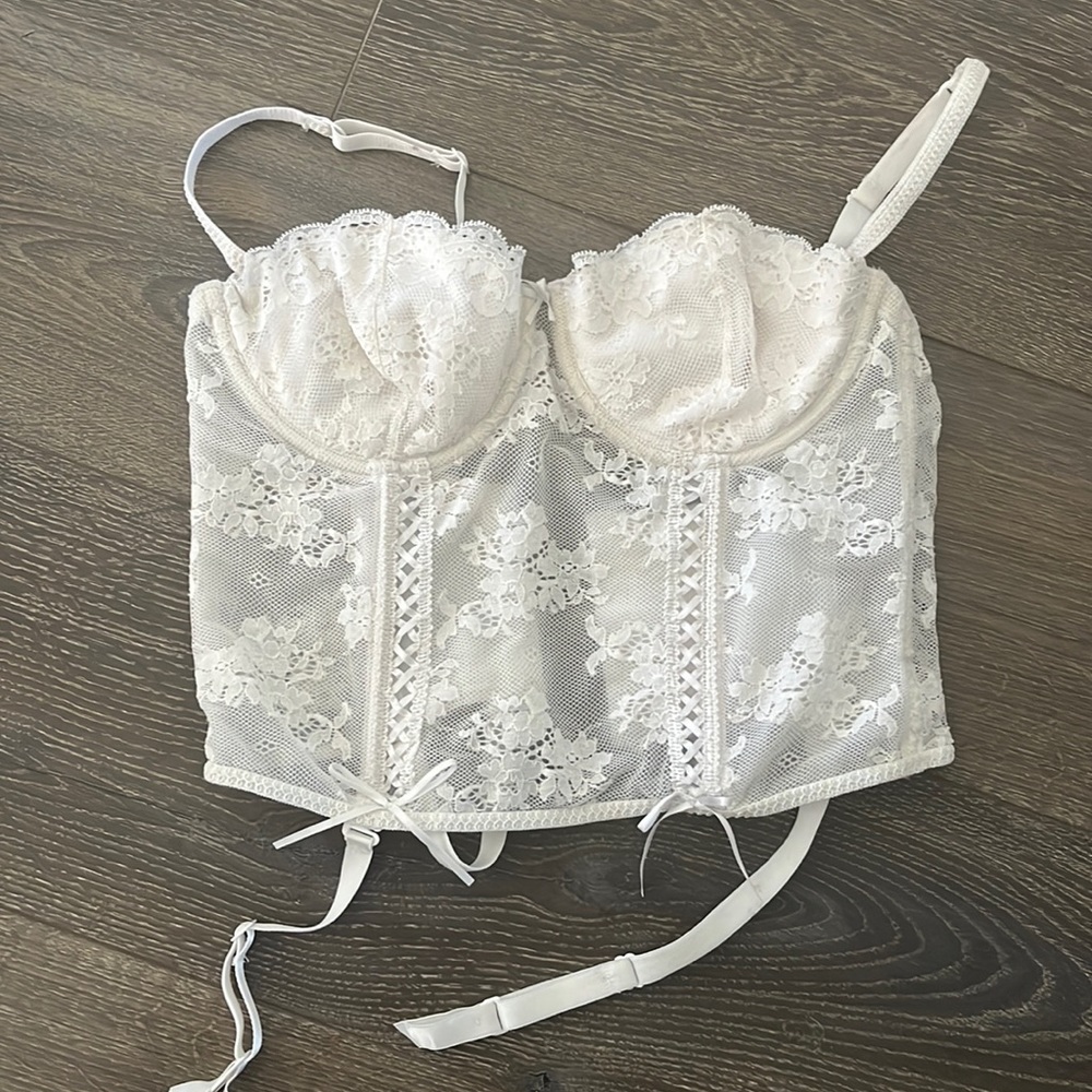 Victoria’s Secret Bustier Corset Longline bra 36C